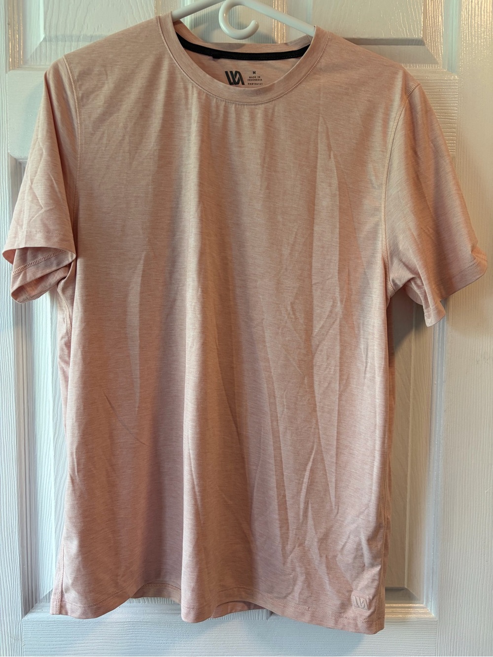 Vrst Light Pink Crew Neck T-Shirt -